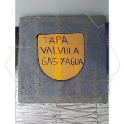 Tapa válvula gas y Agua